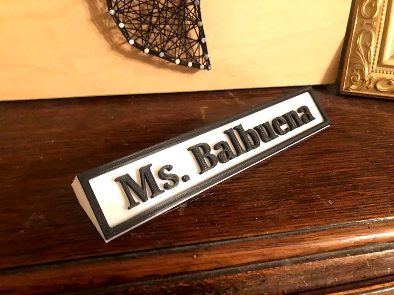Desk Nameplate